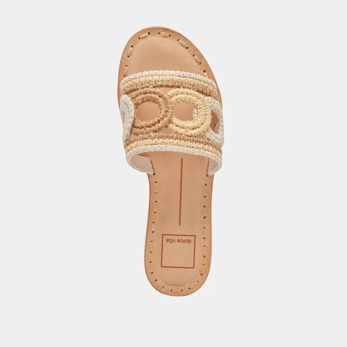 Sandals Shop Dolce Vita Dany Sandals Natural Multi Raffia Natural Multi Raffia