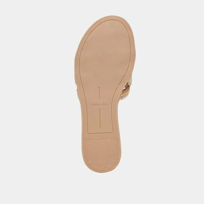 Sandals Shop Dolce Vita Dany Sandals Natural Multi Raffia Natural Multi Raffia