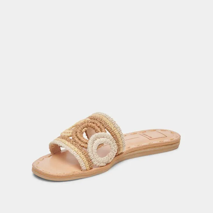 Sandals Shop Dolce Vita Dany Sandals Natural Multi Raffia Natural Multi Raffia