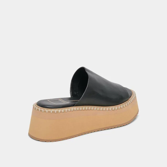 Sandals Shop Dolce Vita Darcel Sandals Black Leather Black Leather