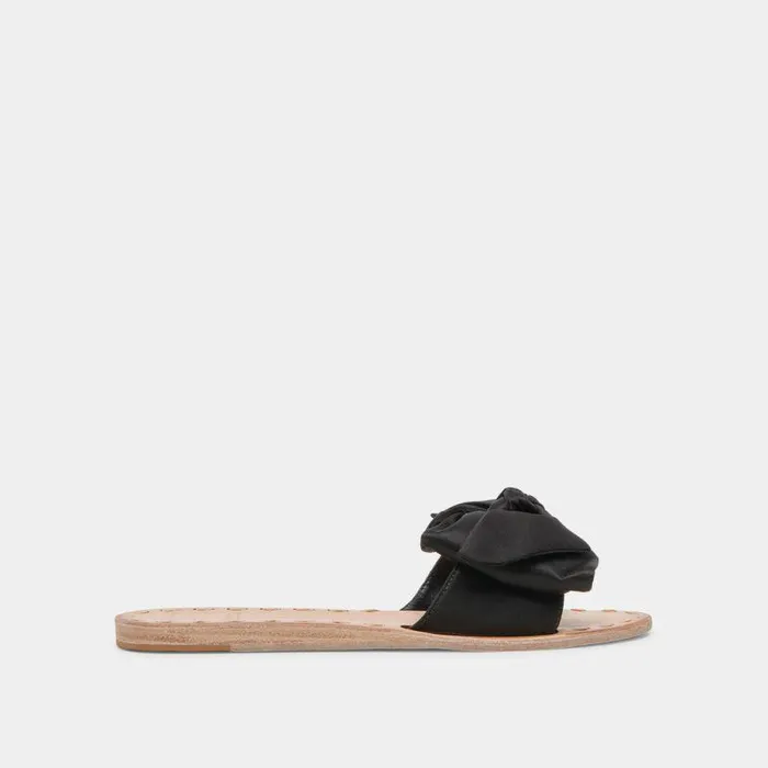 Sandals Shop Dolce Vita Darsey Sandals Onyx Satin Onyx Satin