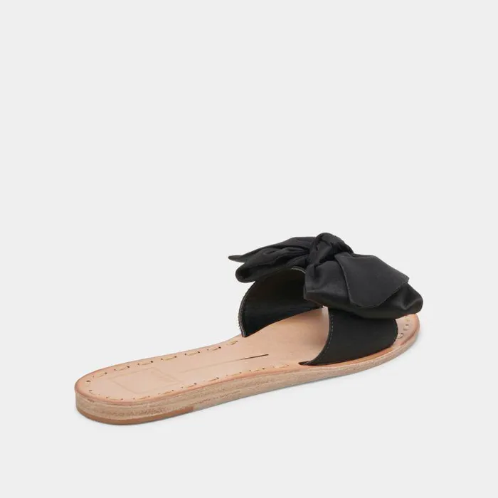 Sandals Shop Dolce Vita Darsey Sandals Onyx Satin Onyx Satin