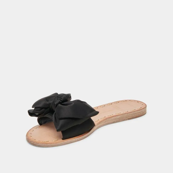 Sandals Shop Dolce Vita Darsey Sandals Onyx Satin Onyx Satin