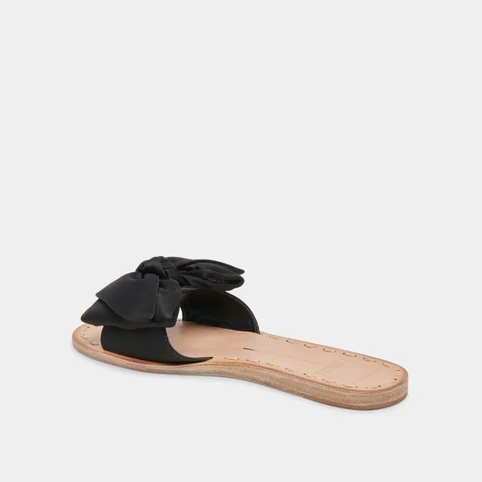 Sandals Shop Dolce Vita Darsey Sandals Onyx Satin Onyx Satin