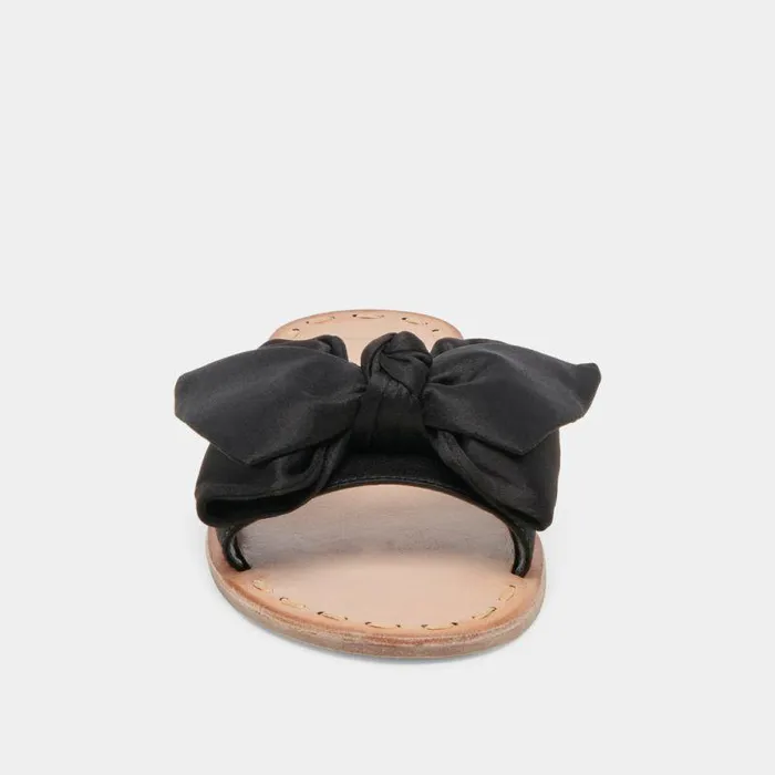 Sandals Shop Dolce Vita Darsey Sandals Onyx Satin Onyx Satin