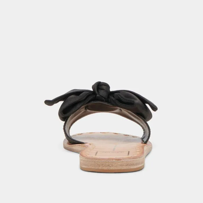 Sandals Shop Dolce Vita Darsey Sandals Onyx Satin Onyx Satin