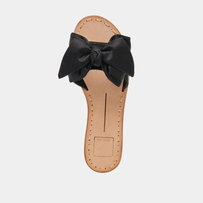 Sandals Shop Dolce Vita Darsey Sandals Onyx Satin Onyx Satin