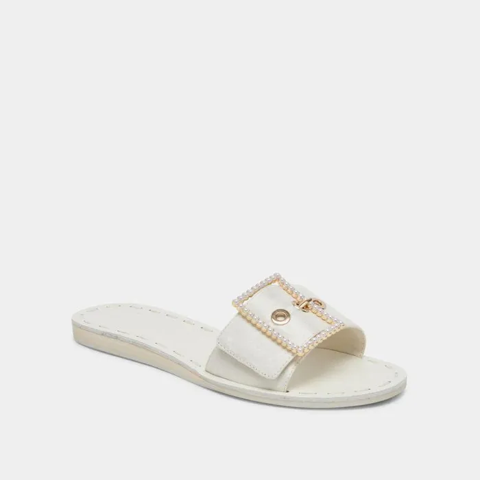 Sandals Shop Dolce Vita Dasa Pearl Sandals Vanilla Silk Vanilla Silk