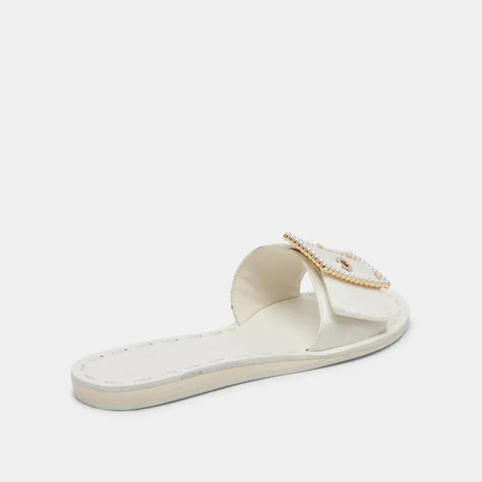 Sandals Shop Dolce Vita Dasa Pearl Sandals Vanilla Silk Vanilla Silk