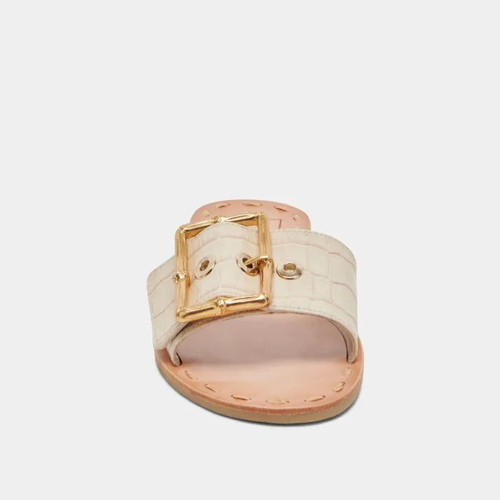 Sandals Shop Dolce Vita Dasa Sandals Bone Embossed Leather Bone Embossed Leather