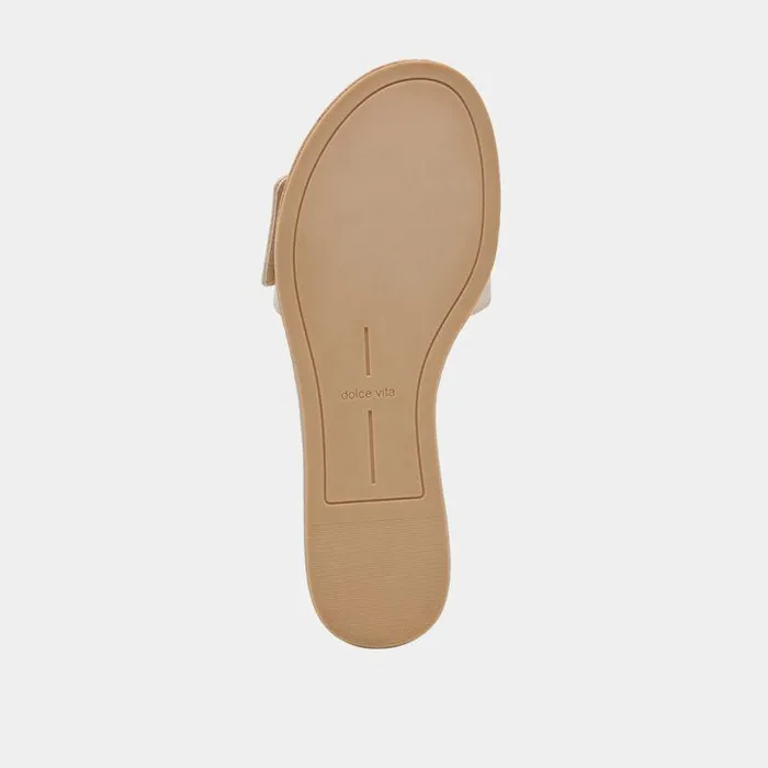 Sandals Shop Dolce Vita Dasa Sandals Bone Embossed Leather Bone Embossed Leather