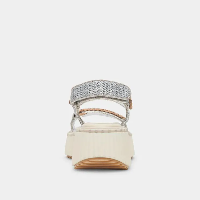Sandals Shop Dolce Vita Debra Sandals Silver Distressed Leather Silver Leather Sandals Silver Distressed Leather
