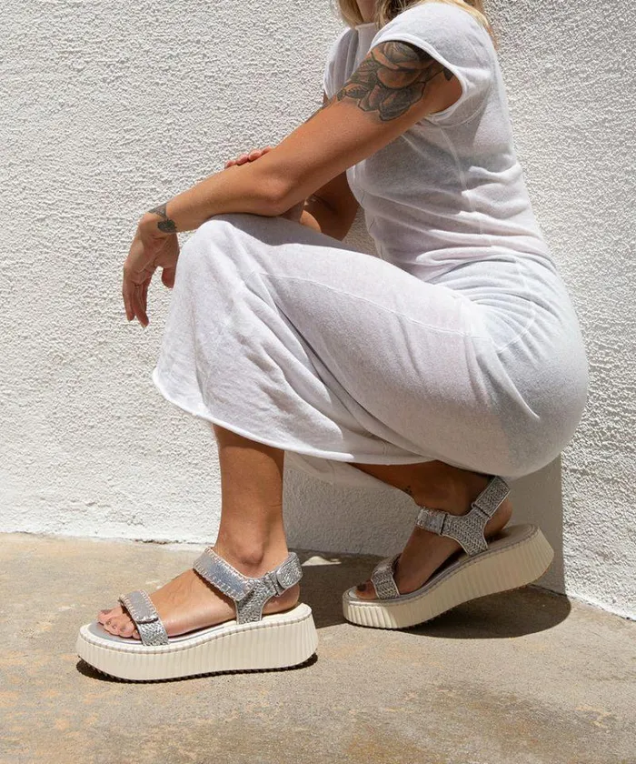 Sandals Shop Dolce Vita Debra Sandals Silver Distressed Leather Silver Leather Sandals Silver Distressed Leather