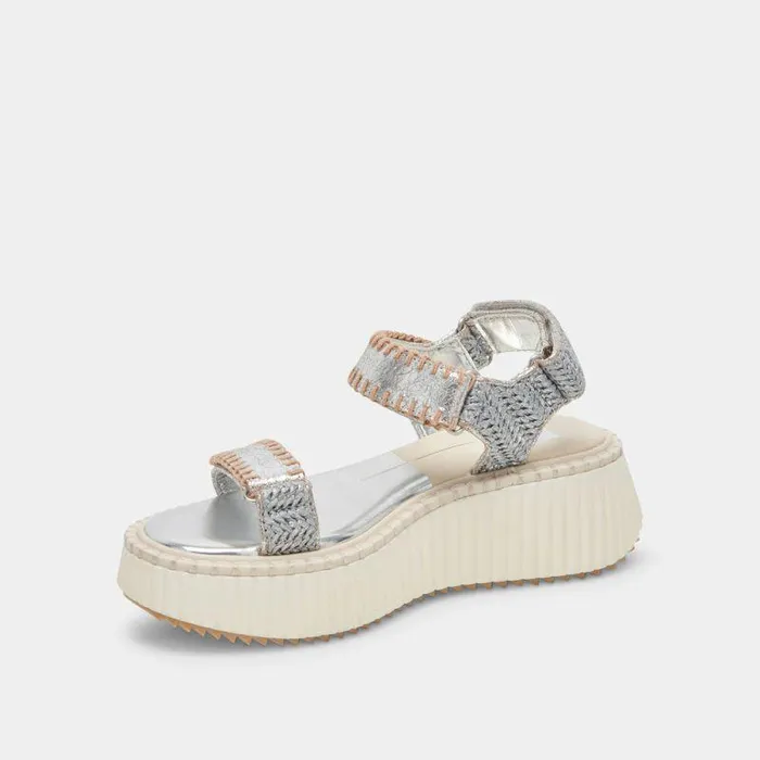 Sandals Shop Dolce Vita Debra Sandals Silver Distressed Leather Silver Leather Sandals Silver Distressed Leather