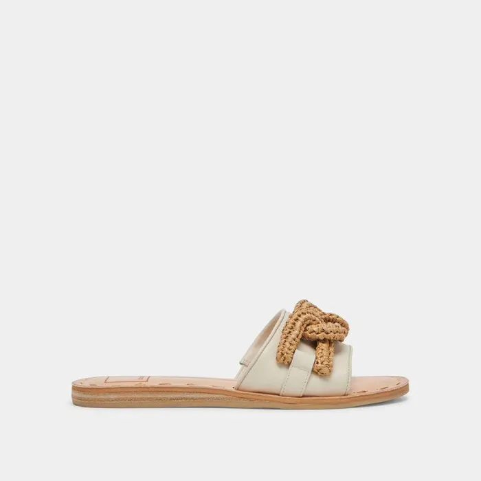 Sandals Shop Dolce Vita Desa Sandals Ivory Leather Ivory Leather