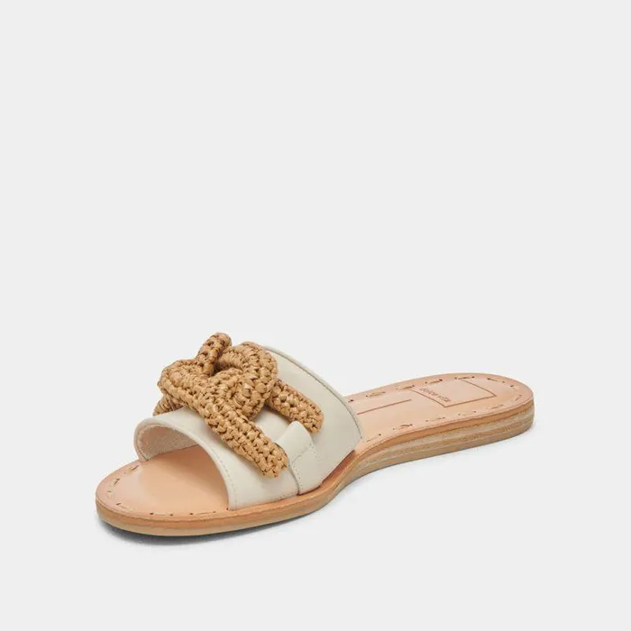 Sandals Shop Dolce Vita Desa Sandals Ivory Leather Ivory Leather