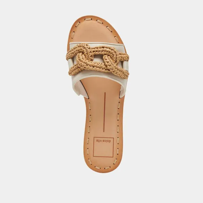 Sandals Shop Dolce Vita Desa Sandals Ivory Leather Ivory Leather