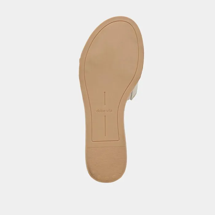 Sandals Shop Dolce Vita Desa Sandals Ivory Leather Ivory Leather