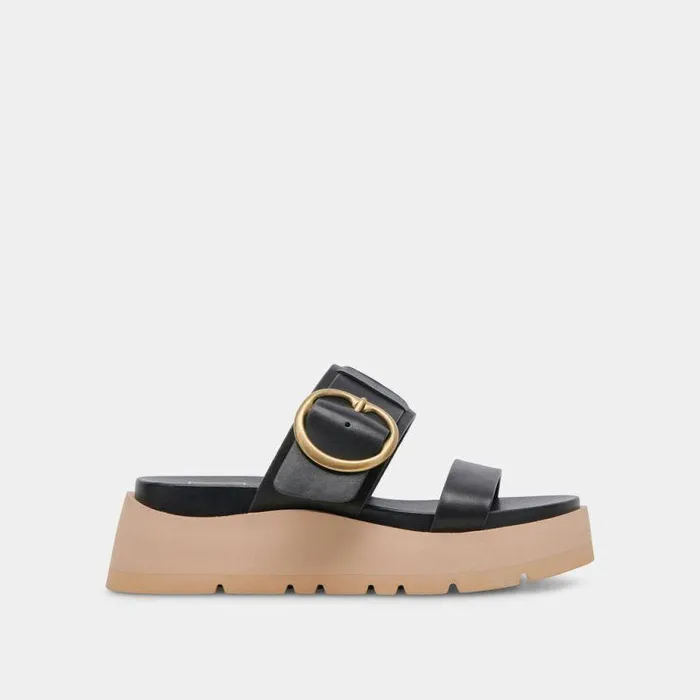 Sandals Shop Dolce Vita Dex Sandals Black Leather Black Leather