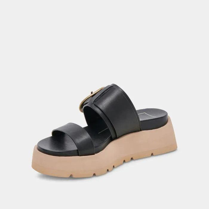 Sandals Shop Dolce Vita Dex Sandals Black Leather Black Leather