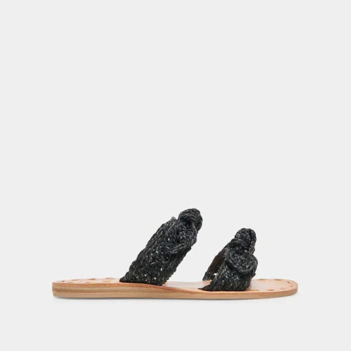 Sandals Shop Dolce Vita Dinah Sandals Onyx Raffia Onyx Raffia
