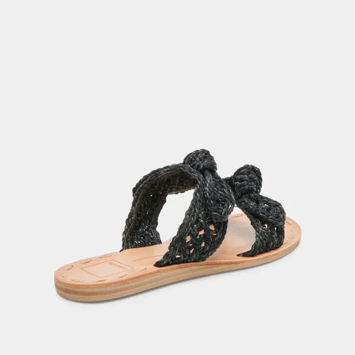 Sandals Shop Dolce Vita Dinah Sandals Onyx Raffia Onyx Raffia