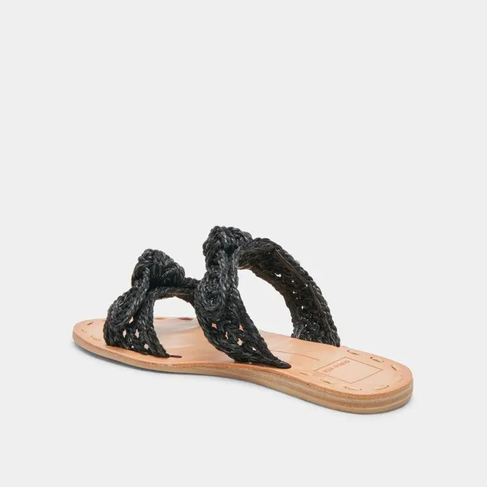 Sandals Shop Dolce Vita Dinah Sandals Onyx Raffia Onyx Raffia