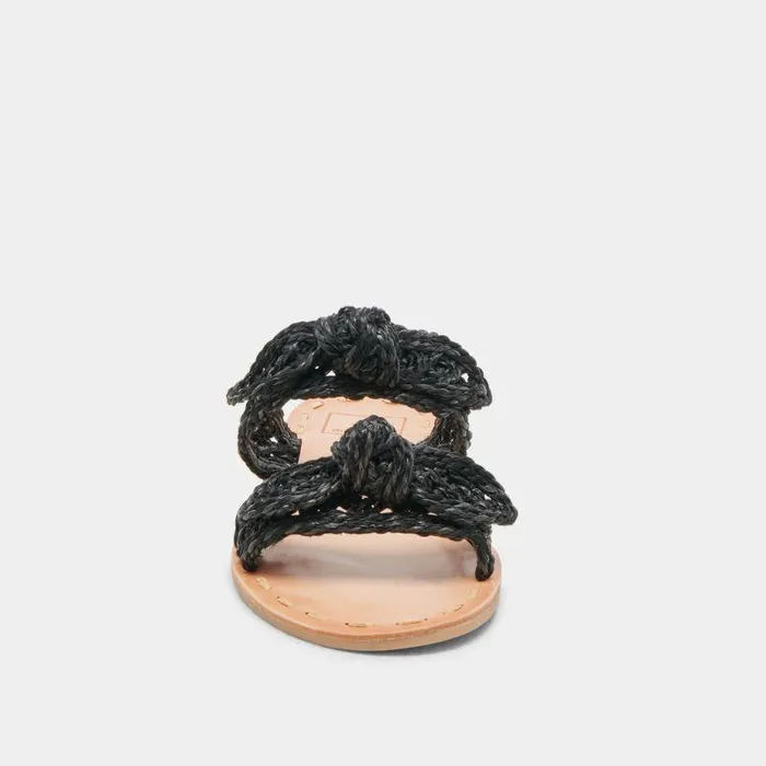 Sandals Shop Dolce Vita Dinah Sandals Onyx Raffia Onyx Raffia