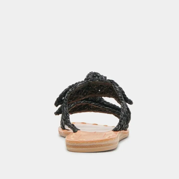 Sandals Shop Dolce Vita Dinah Sandals Onyx Raffia Onyx Raffia