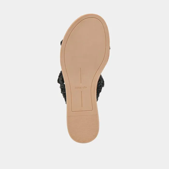 Sandals Shop Dolce Vita Dinah Sandals Onyx Raffia Onyx Raffia
