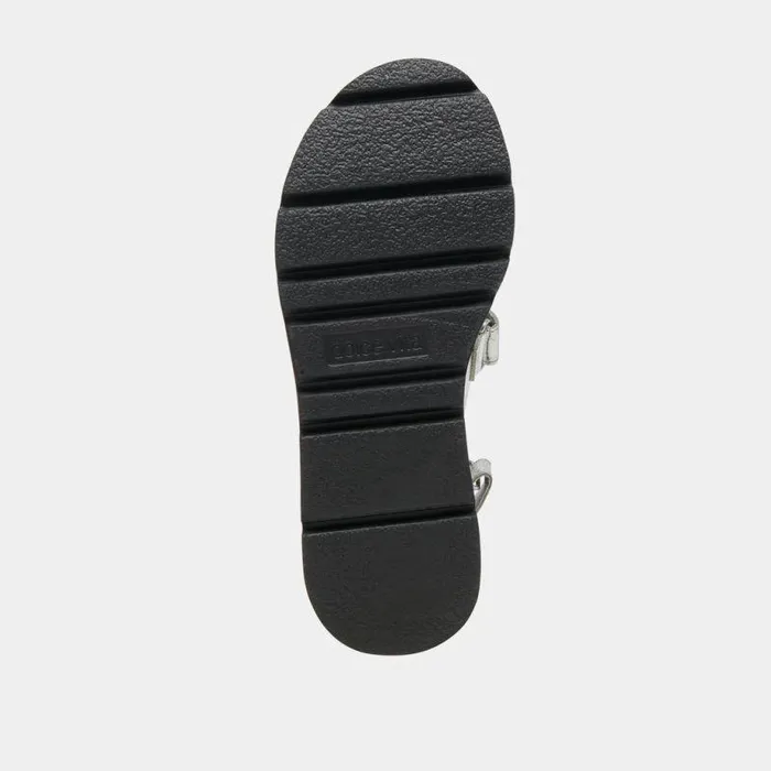 Sandals Shop Dolce Vita Dubai Sandals Silver Distressed Leather Silver Distressed Leather