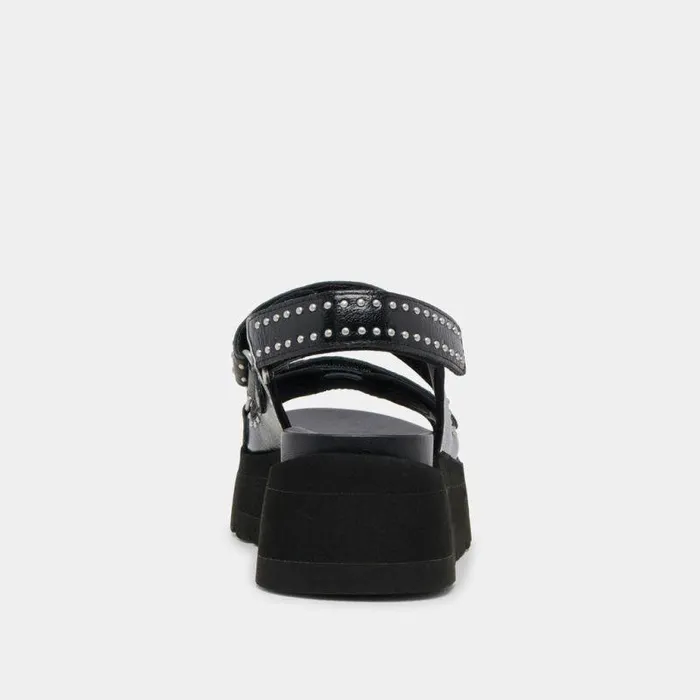 Sandals Shop Dolce Vita Dubai Stud Sandals Midnight Crinkle Patent Midnight Crinkle Patent
