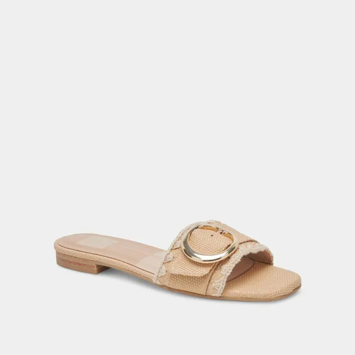 Sandals Shop Dolce Vita Grecia Sandals Lt Natural Raffia Lt Natural Raffia