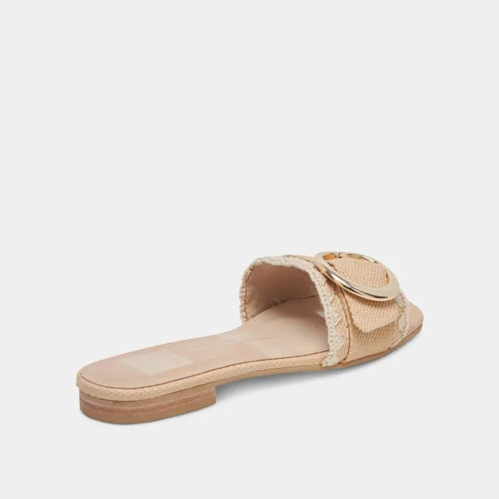 Sandals Shop Dolce Vita Grecia Sandals Lt Natural Raffia Lt Natural Raffia