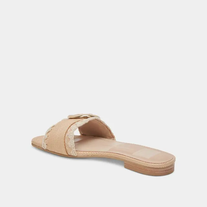 Sandals Shop Dolce Vita Grecia Sandals Lt Natural Raffia Lt Natural Raffia