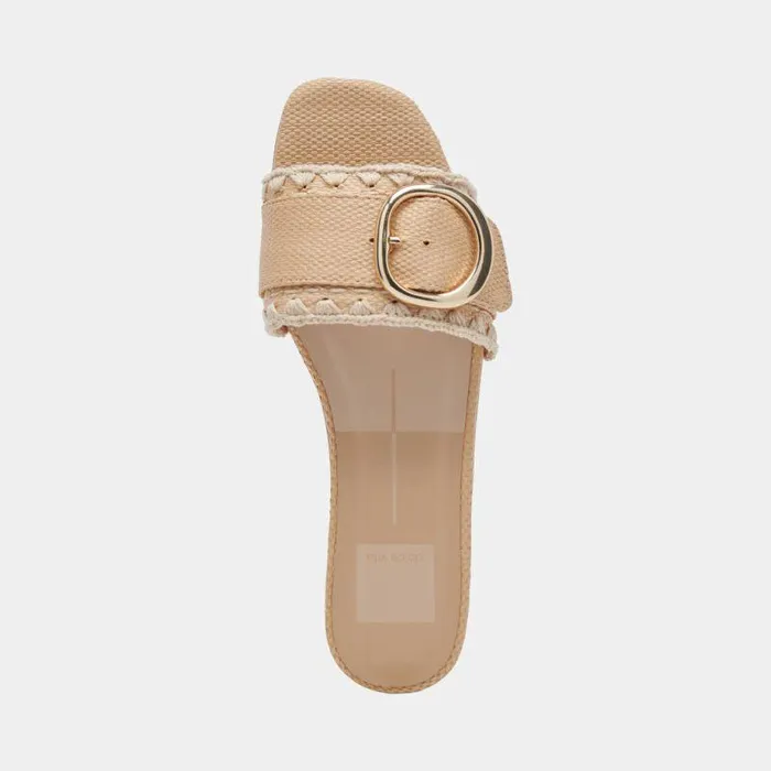 Sandals Shop Dolce Vita Grecia Sandals Lt Natural Raffia Lt Natural Raffia
