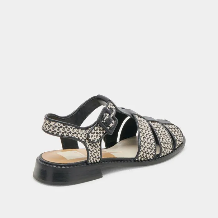 Sandals Shop Dolce Vita Holis Sandals Black Multi Raffia Black Multi Raffia