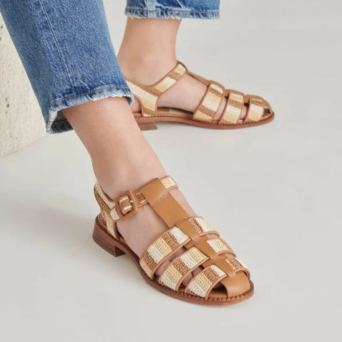 Sandals Shop Dolce Vita Holis Sandals Tan Multi Raffia Tan Multi Raffia
