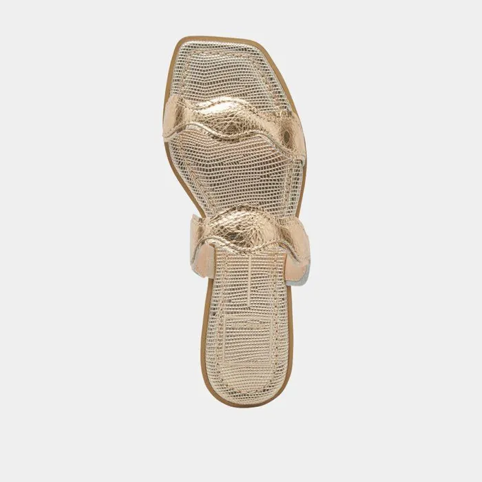 Sandals Shop Dolce Vita Ilva Sandals Gold Distressed Leather Gold Distressed Leather