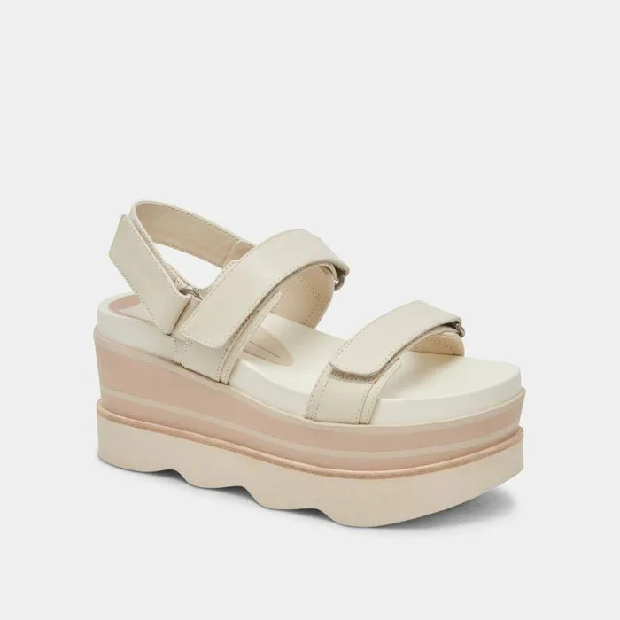 Sandals Shop Dolce Vita Izak Sandals Ivory Leather Ivory Leather