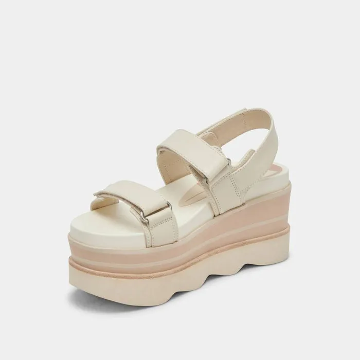 Sandals Shop Dolce Vita Izak Sandals Ivory Leather Ivory Leather