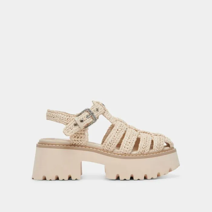 Sandals Shop Dolce Vita Lasly Sandals Oatmeal Knit Oatmeal Knit