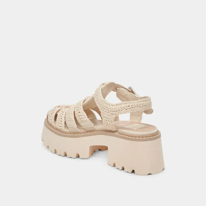 Sandals Shop Dolce Vita Lasly Sandals Oatmeal Knit Oatmeal Knit