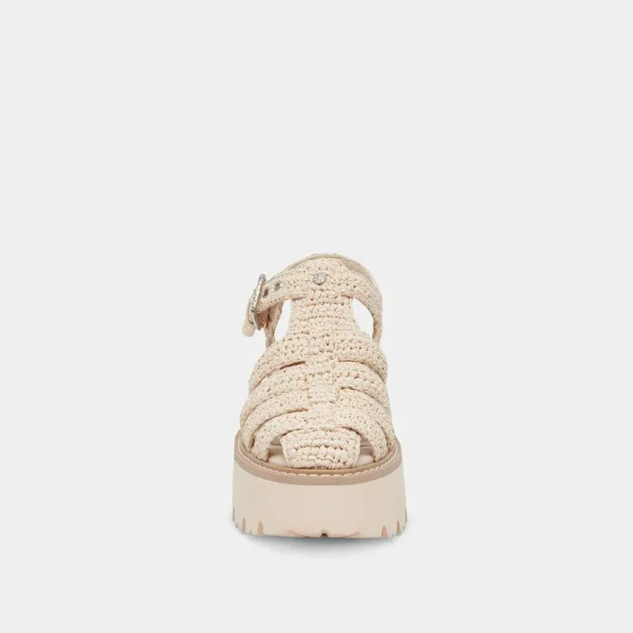 Sandals Shop Dolce Vita Lasly Sandals Oatmeal Knit Oatmeal Knit