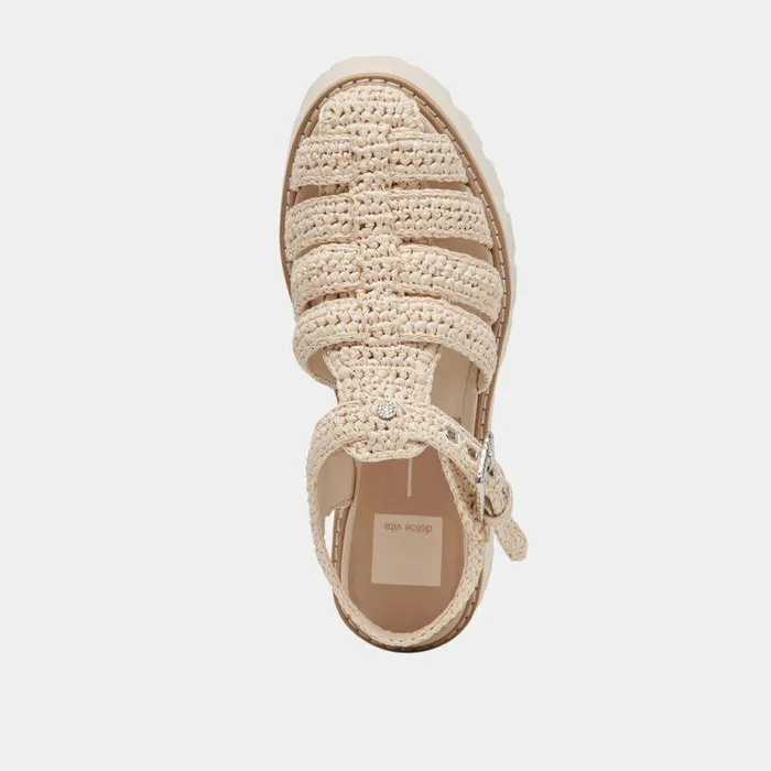 Sandals Shop Dolce Vita Lasly Sandals Oatmeal Knit Oatmeal Knit
