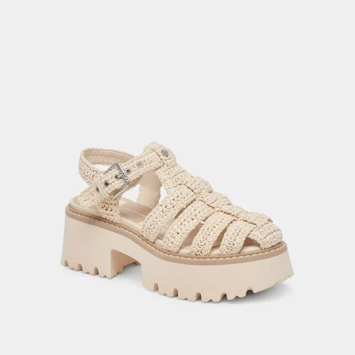 Sandals Shop Dolce Vita Lasly Sandals Oatmeal Knit Oatmeal Knit