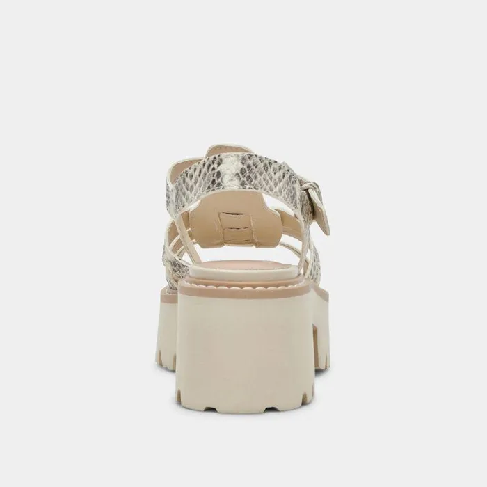 Sandals Shop Dolce Vita Latice Sandals Grey White Embossed Leather Grey White Embossed Leather