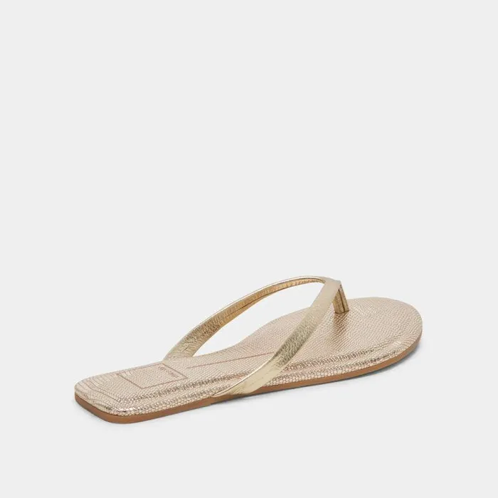 Sandals Shop Dolce Vita Layney Sandals Light Gold Metallic Leather Light Gold Metallic Leather