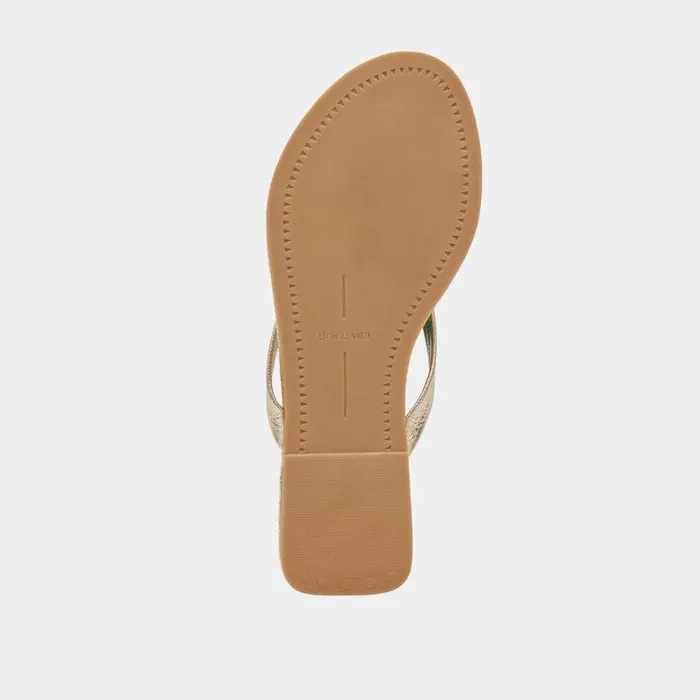 Sandals Shop Dolce Vita Layney Sandals Light Gold Metallic Leather Light Gold Metallic Leather