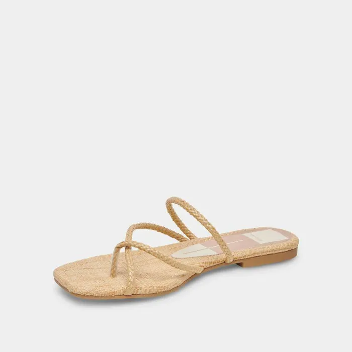 Sandals Shop Dolce Vita Leanna Sandals Lt Natural Raffia Lt Natural Raffia